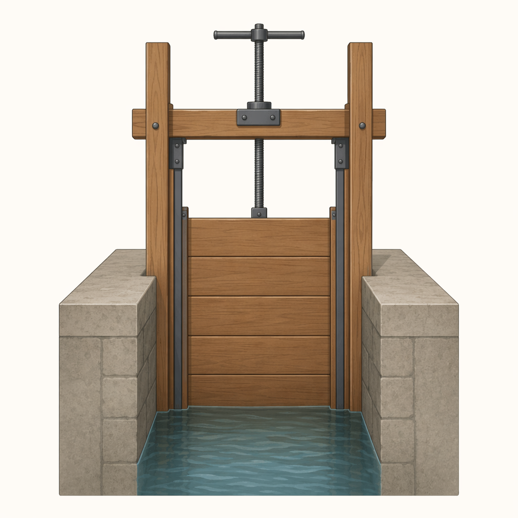 sluice